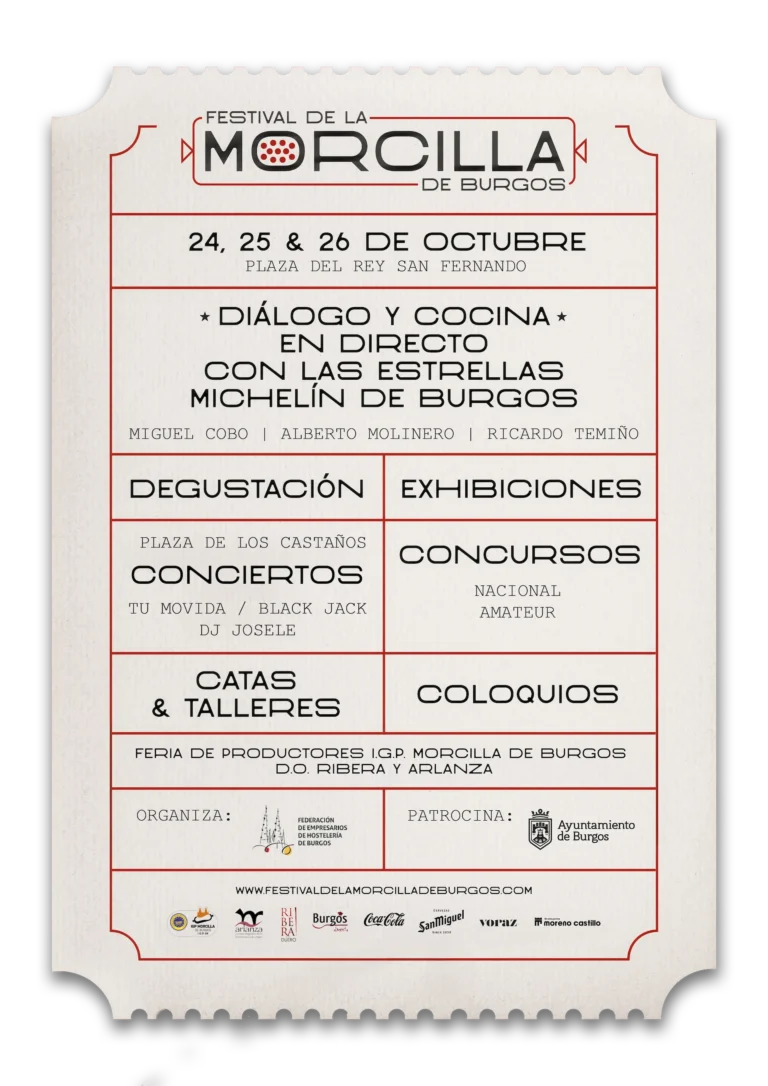 Festival de Morcilla de Burgos Cartel