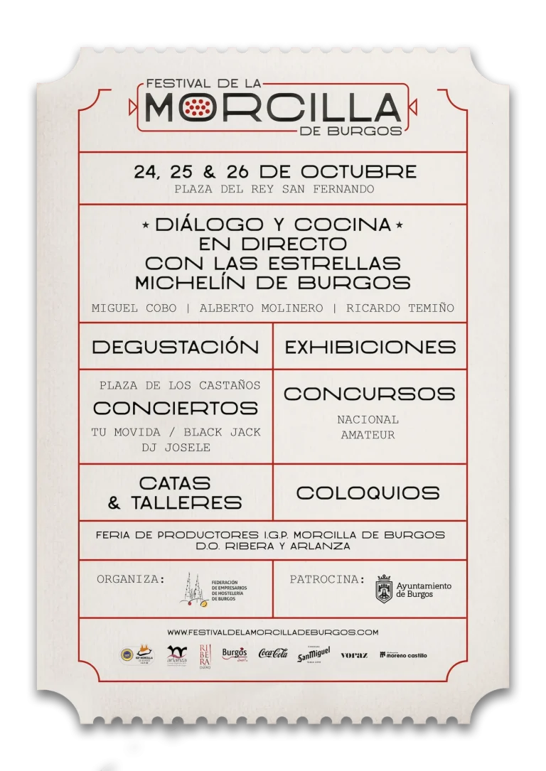 Festival de Morcilla de Burgos Cartel
