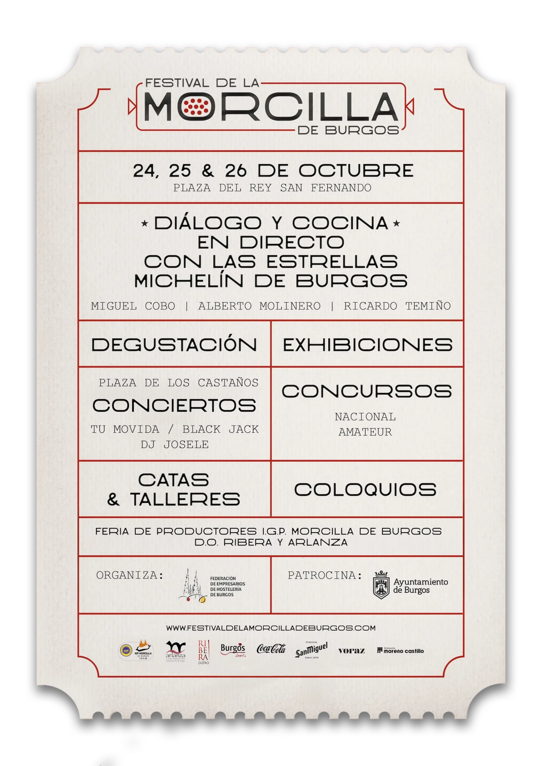 Festival de Morcilla de Burgos Cartel